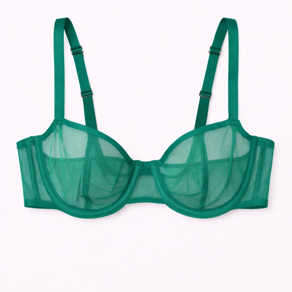💚 NWT! Aerie Smoothez Mesh Unlined Bra